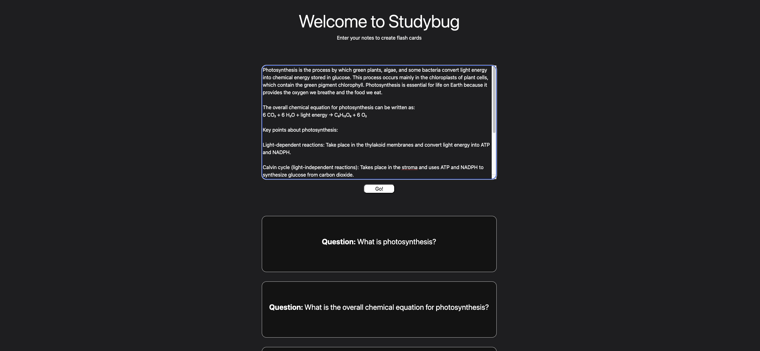 StudyBug App